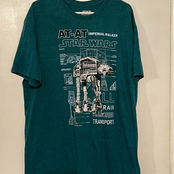 Star Wars At At Imperial Walker men's shirt XL